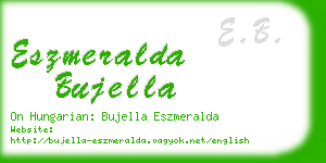 eszmeralda bujella business card